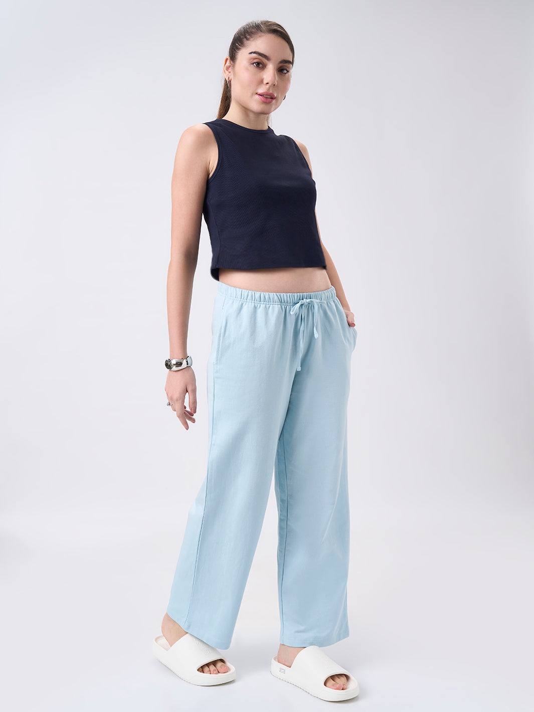 Womens Joggers  Blue Breeze