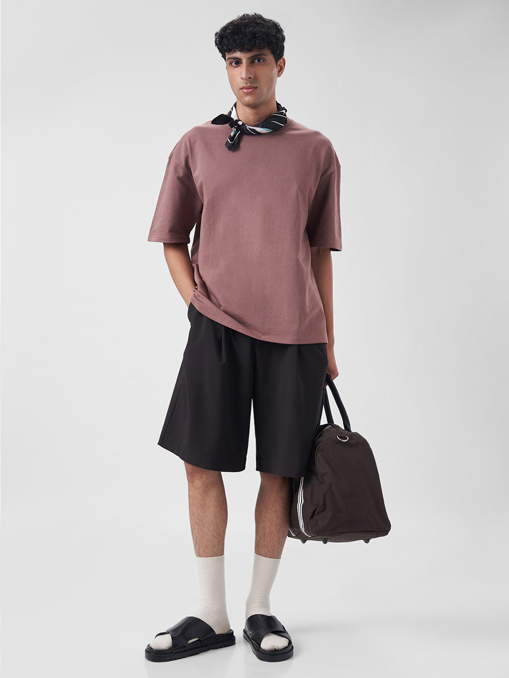 Mens Oversized T Shirt Coffee Brew