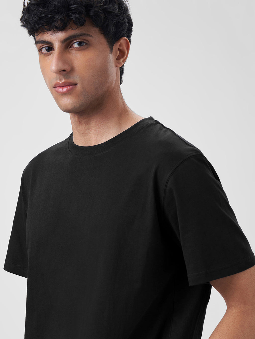 Mens Regular T Shirt Jet Black