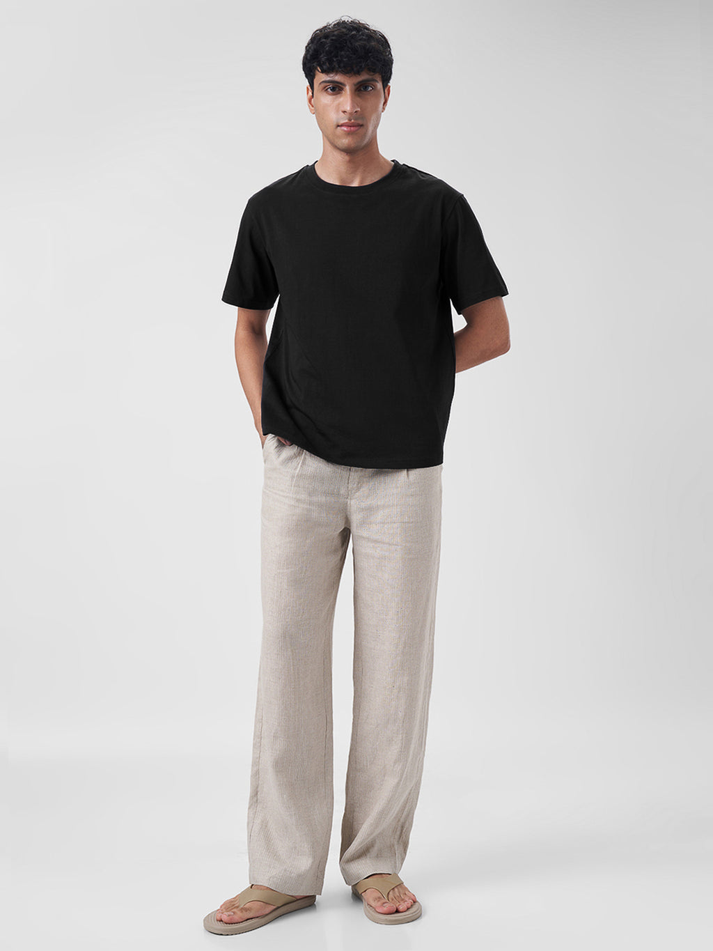 Mens Regular T Shirt Jet Black