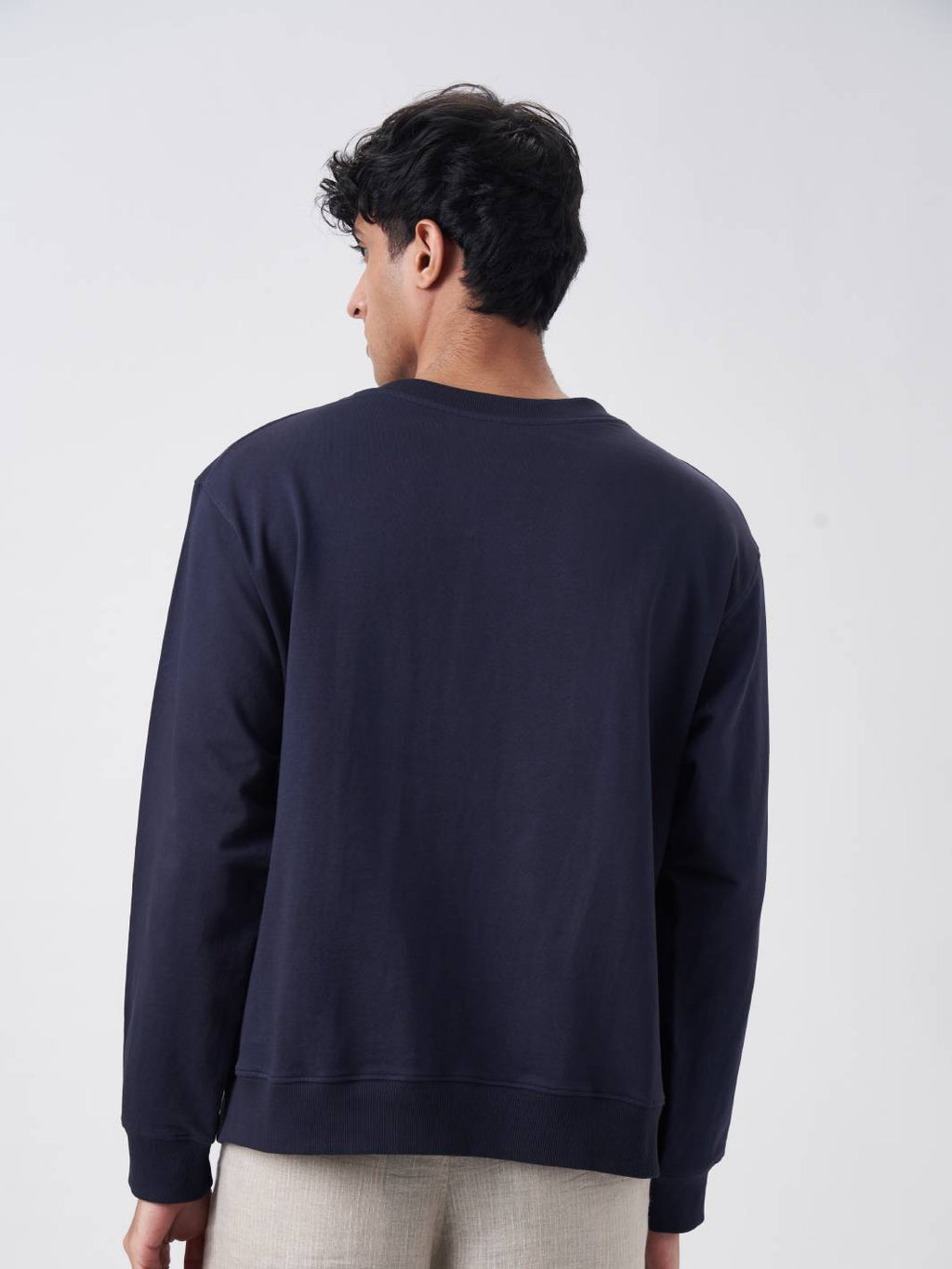 Mens Sweatshirt Midnight Navy
