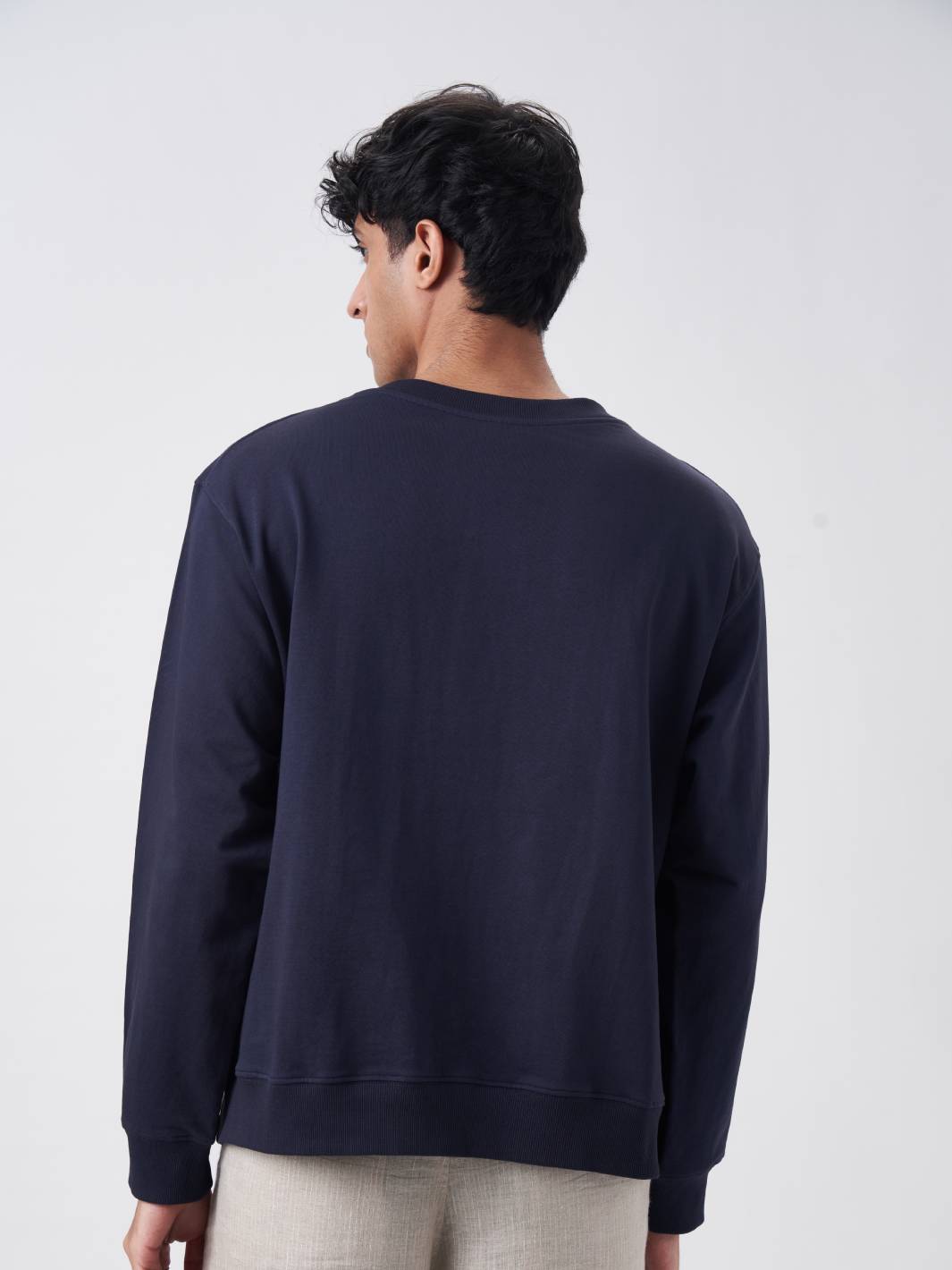 Mens Sweatshirt Midnight Navy