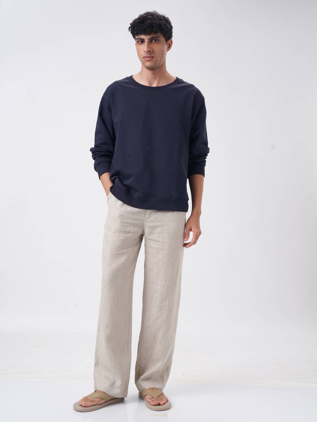 Mens Sweatshirt Midnight Navy