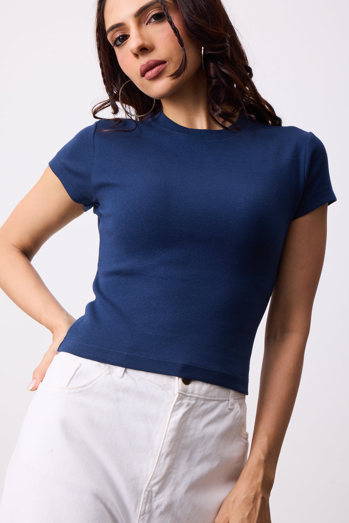 Womens Mini Tee - Dark Blue